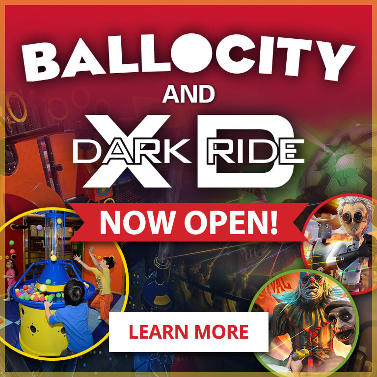 Ballocity and XD Dark Ride NOW OPEN